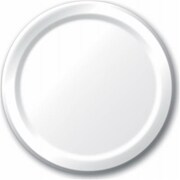 OMG 50000B 10 in. White Paper Plate24 Count, 24PK OM593781